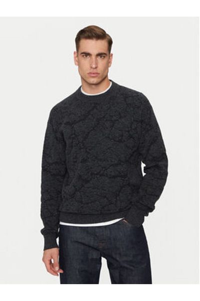 BOSS Men's Sweater 50523579 Black