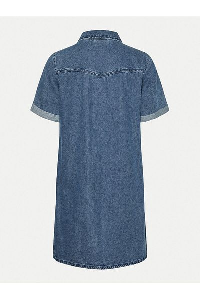 Vero Moda Rochie din denim pentru femei 10309665 albastră