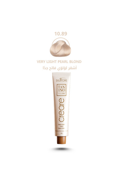TANINO صبغة شعر خالية من الأمونيا بلون أشقر لؤلؤي فاتح جدًا 10.89