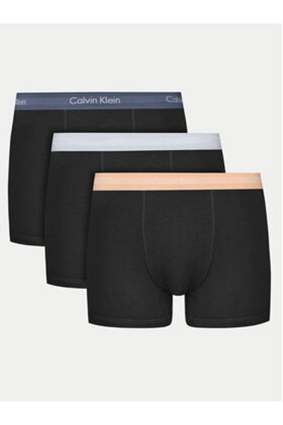 Calvin Klein Set de 3 boxeri pentru bărbați 0000U2662G Negru