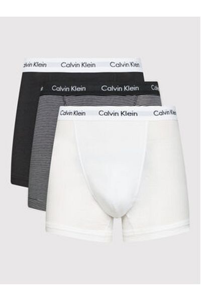 Calvin Klein Set boxeri bărbați Calvin Klein Underwear, format din 3 perechi, 0000U2662G, alb, negru