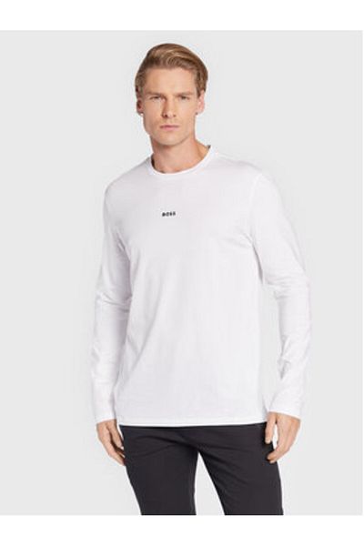 BOSS Men's Longsleeve 50473286 White