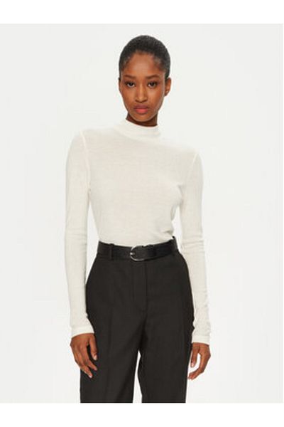Calvin Klein Women's Turtleneck K20K208047 Ecru