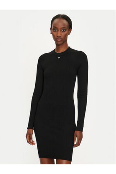 Replay Women's Knitted Dress DK3319.000.G23370 Black