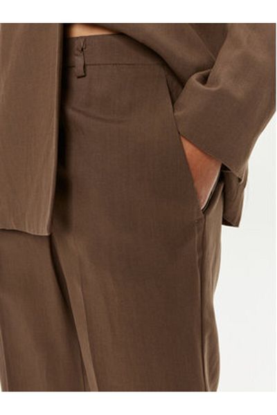 Vicolo Women's Fabric Trousers TB1564 Brown