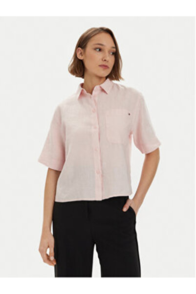 Tommy Hilfiger Women's Shirt WW0WW41392 Pink