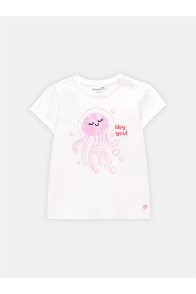 Coccodrillo Tricou pentru fete WC4143201OWN Alb