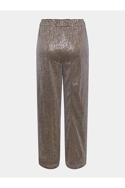 YAS Women's Fabric Trousers 26032755 Silver