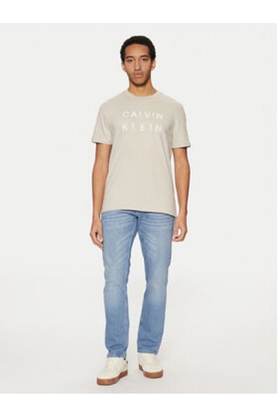 Calvin Klein Men's T-Shirt K10K114156 Beige