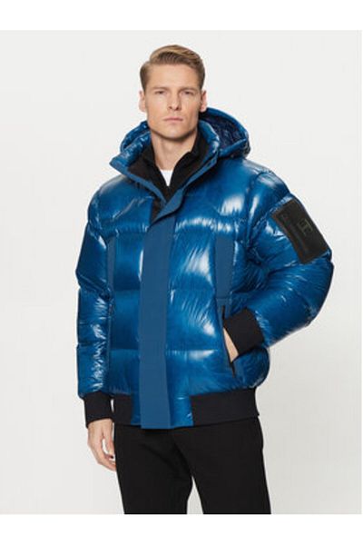 BOSS Jachetă de puf pentru bărbați 50522627 albastră
