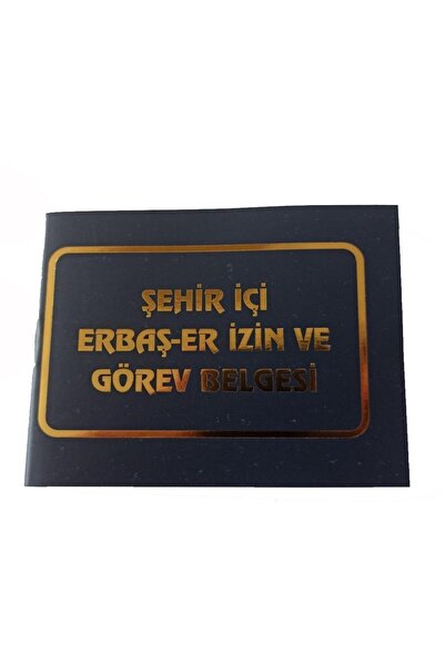 SINGLE SWORD Erbaş ve Er İzin ve Görev Belgesi - Çarşı İzin Belgesi