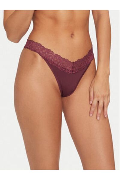 Calvin Klein underwear Women's Thong 000QF7838E Burgundy
