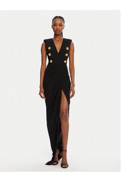 BALMAIN Women Evening Dress DF0RP575JE50 Black