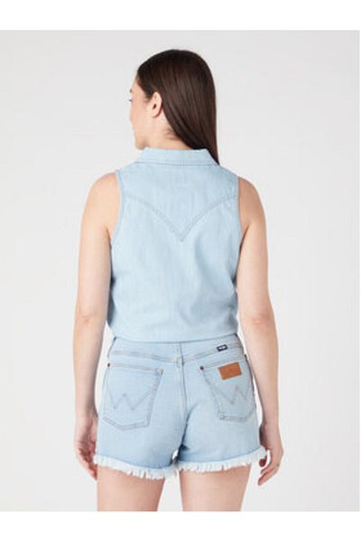 WRANGLER Top de damă W5WTHWXAZ 112334379 Albastru deschis