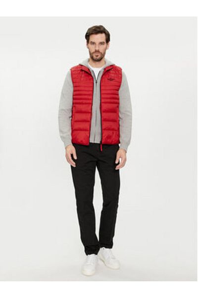 Aeronautica Militare Men's Vest 241AB2143CT3246 Red