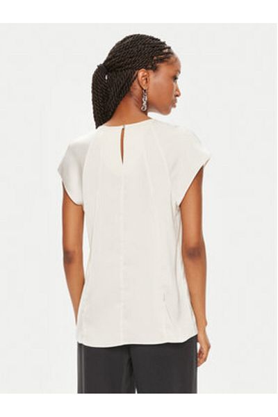 Calvin Klein Women's Blouse K20K207161 Ecru