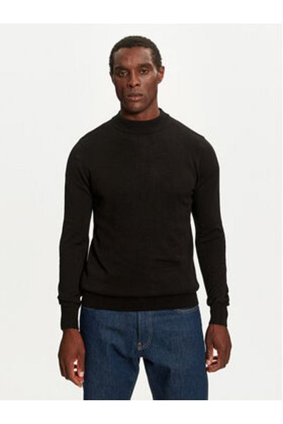 Brave Soul Men's Sweater MK-230TURTLE1 Black
