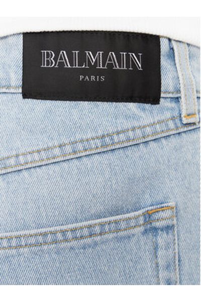 BALMAIN Men's Jeans DH1MI043DE59 Blue
