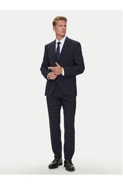 BOSS Men's Suit 50521676 Navy Blue