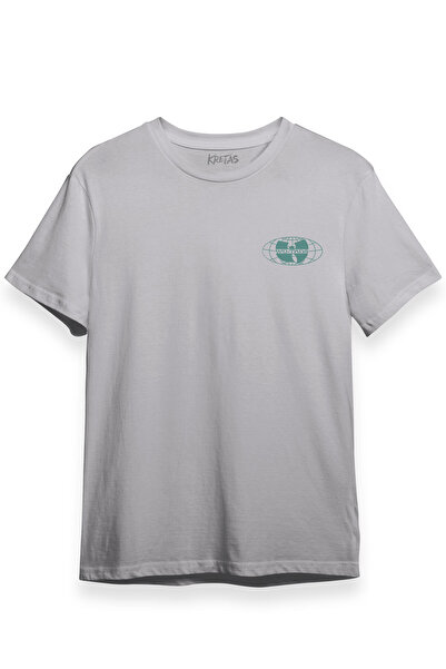 Kretas Unisex siva T-shirt Wu Tang Clan minimalna prednja Štampano majica sta...