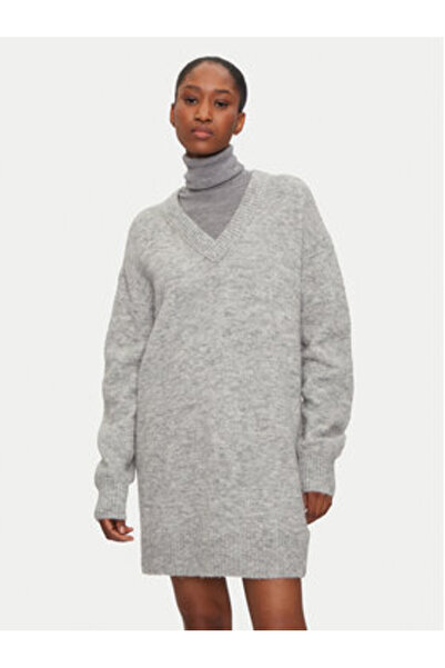 Calvin Klein Jeans Γυναικείο Πλεκτό Φόρεμα J20J224638 Γκρι