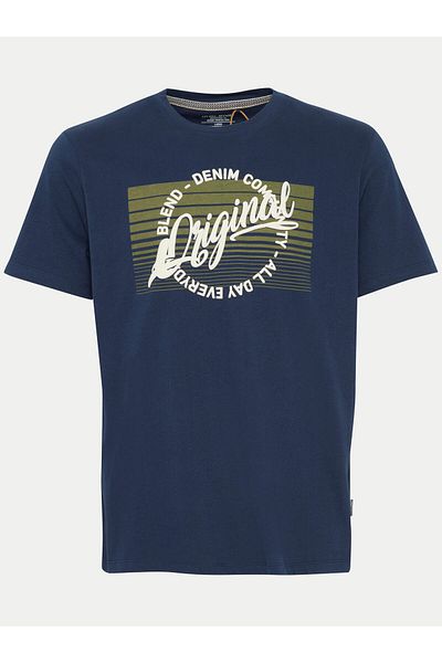 Blend Tricou bărbătesc 20717959 Albastru marin