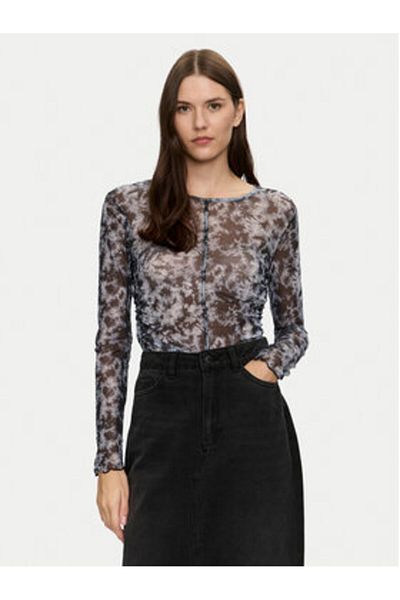 Brave Soul Women's Blouse LLT-225BABY Gray