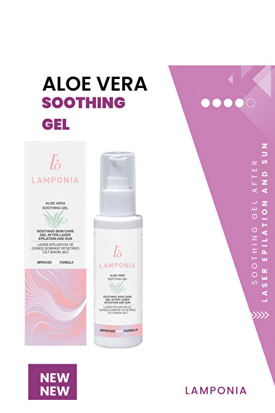 Lamponia Alovera Özlü Lazer Epilasyon Sonrası İçin Rahatlatıcı Jel Krem