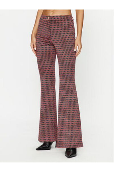 Vicolo Women's Fabric Trousers TR0241 Colorful