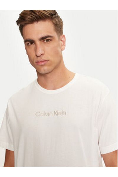 Calvin Klein Tricou bărbătesc Calvin Klein Underwear 000NM2748E Alb