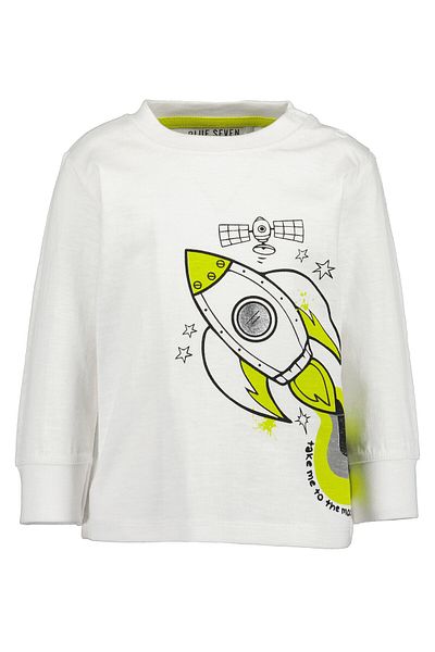 Blue Seven Boy Blouse 977624 X White