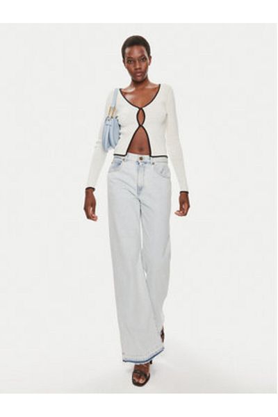Brave Soul Women's Cardigan LKC-273SASHAD White
