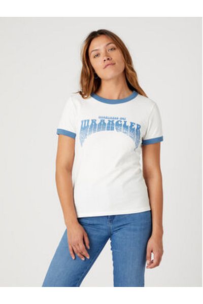 WRANGLER Tricou damă W7N0EEW02 112331996 Alb