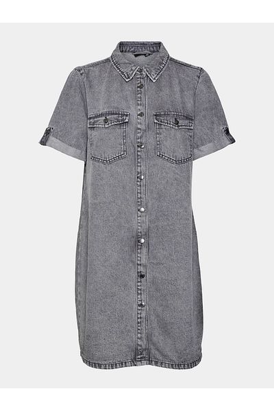 Vero Moda Women's Denim Dress 10309665 Gray