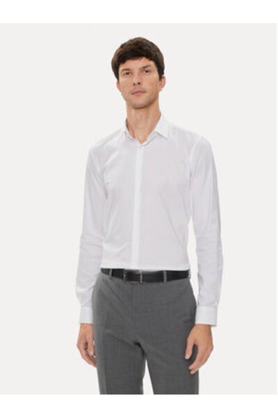 Calvin Klein Cămașă bărbătească K10K113182 Albă