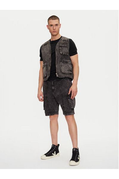 Alpha Industries Pantaloni scurți din denim pentru bărbați 156259 Negri