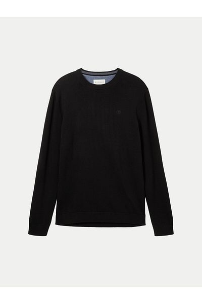 Tom Tailor Men's Sweater 1038426 Black