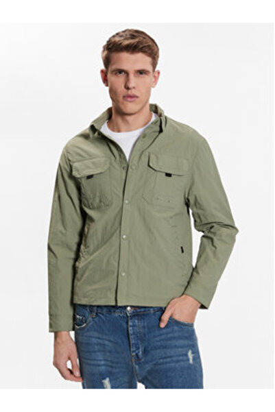 Brave Soul Men's Transition Jacket MJK-PEARSONGREEN Green