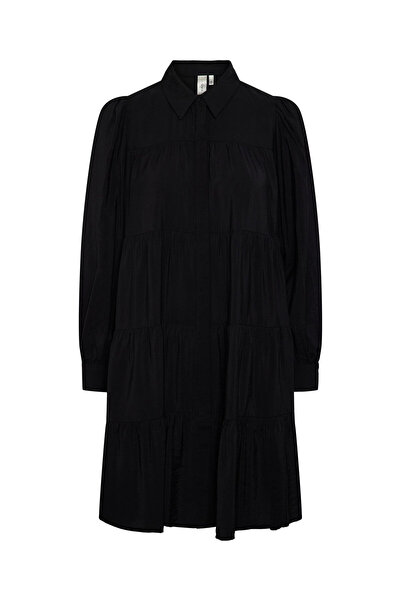 YAS Rochie tip cămașă pentru femei 26030720 Neagră