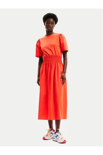 Desigual Women Summer Dress 24SWVW67 Orange