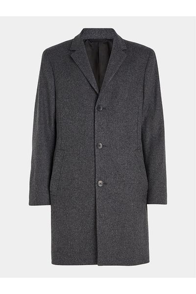 Calvin Klein Mens Wool Coat K10K110462 Gray
