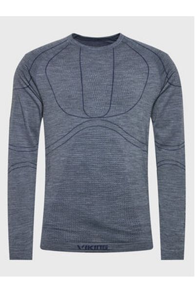Viking Men's Thermal Underwear Top 500/23/7576/8 Gray