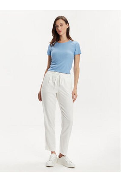 Vero Moda Women's Fabric Trousers 10279691 White