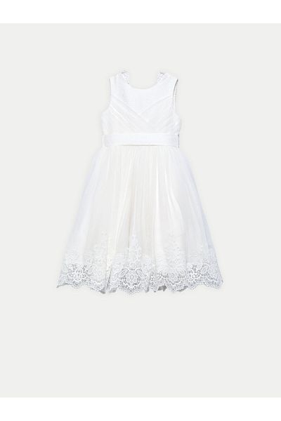 Abel & Lula abel lula Girl Elegant Dress 5033 White