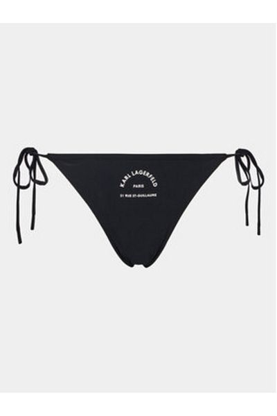 Karl Lagerfeld Women's Bikini Bottom 230W2216 Black