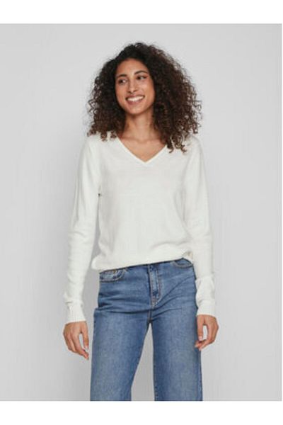 VILA vila Women's Sweater 14042769 White
