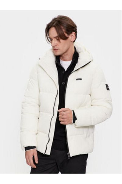 Calvin Klein Men's Winter Jacket K10K110336 Ecru