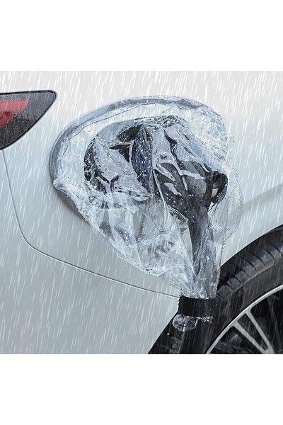 Glanz Elektrikli Araç Şarj Soketi Yağmur Koruma Brandası, EV Şarj Soket Koruyucu 45 - 40cm