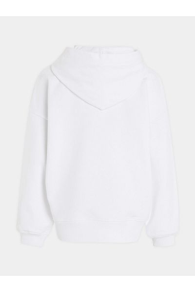 Calvin Klein Jeans Hanorac pentru fete IG0IG02422 Alb
