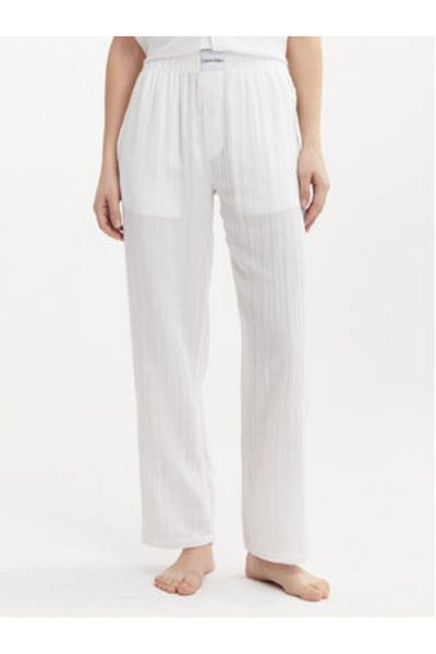 Calvin Klein underwear Women's Fabric Trousers 000QS7140E White